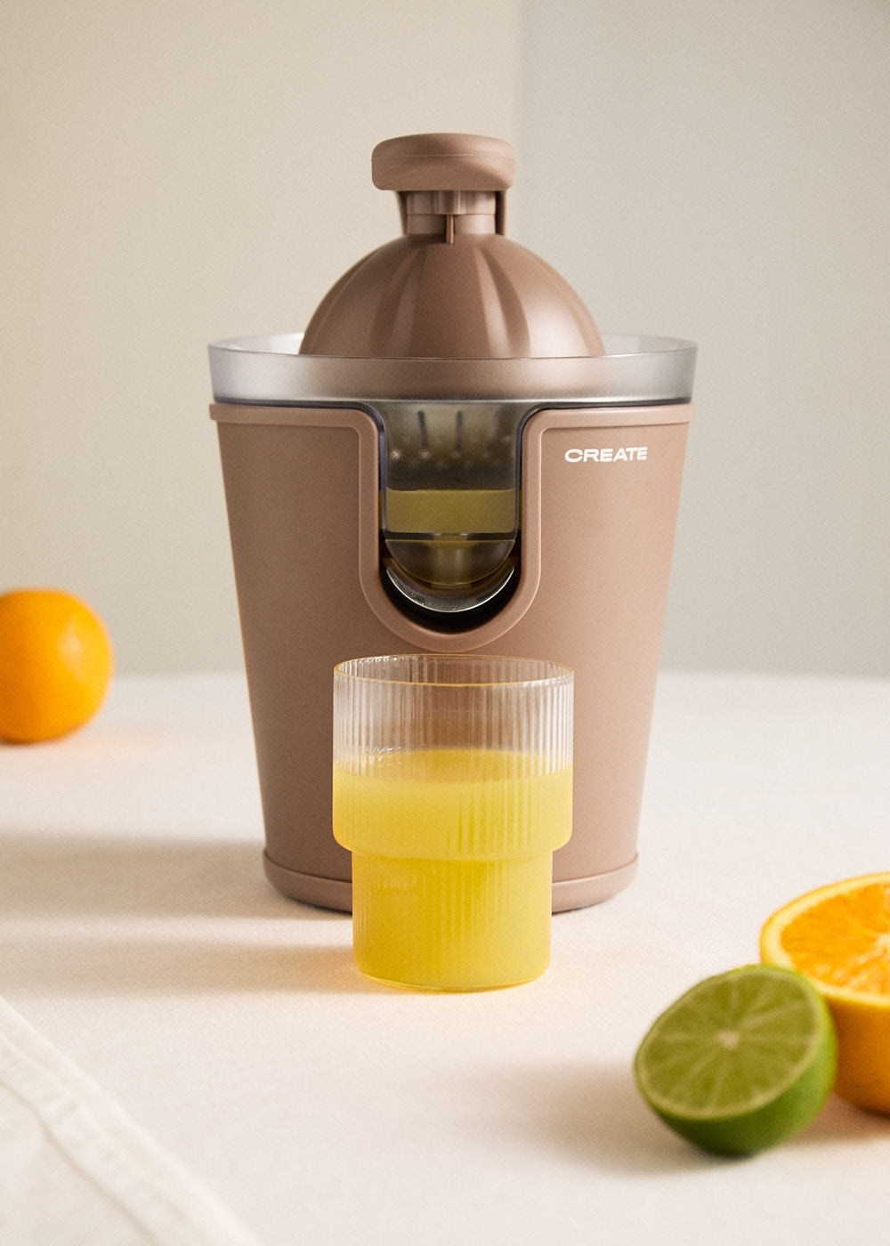 Juicer Press Studio - Presse-Agrumes Électrique À Levier 100W - Moka
