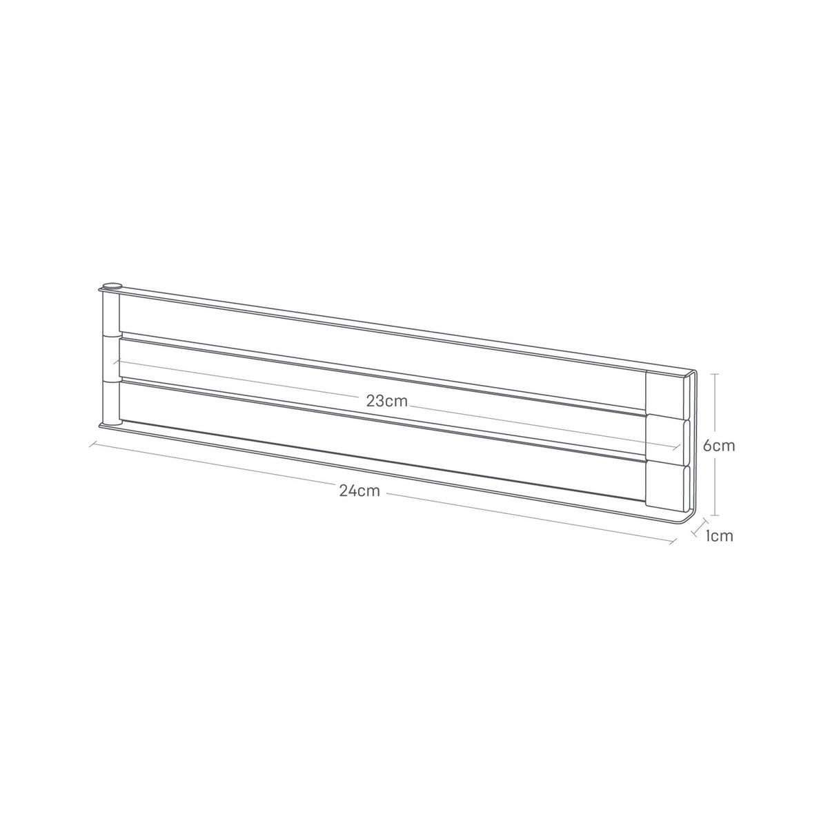 Magnetic Kitchen Roll Holder - Tower - Black
