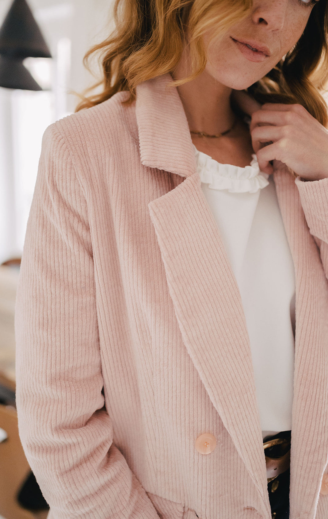 Veste Padmé Velours Rose