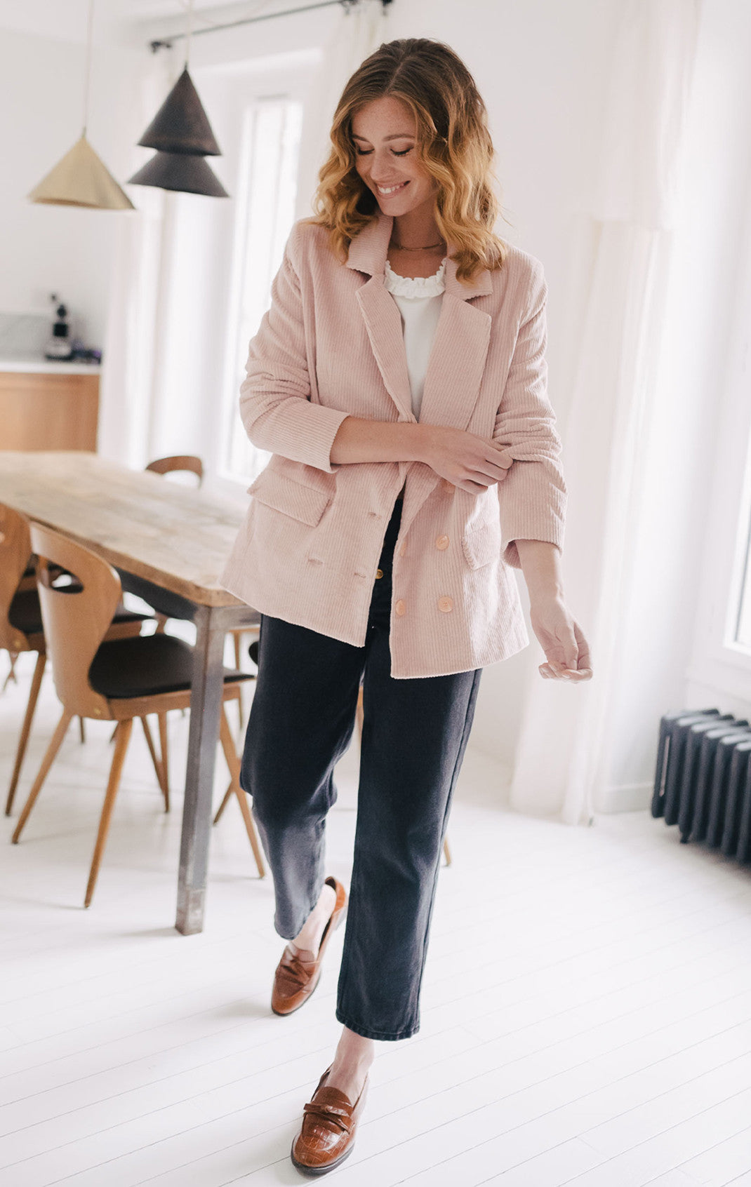 Veste Padmé Velours Rose