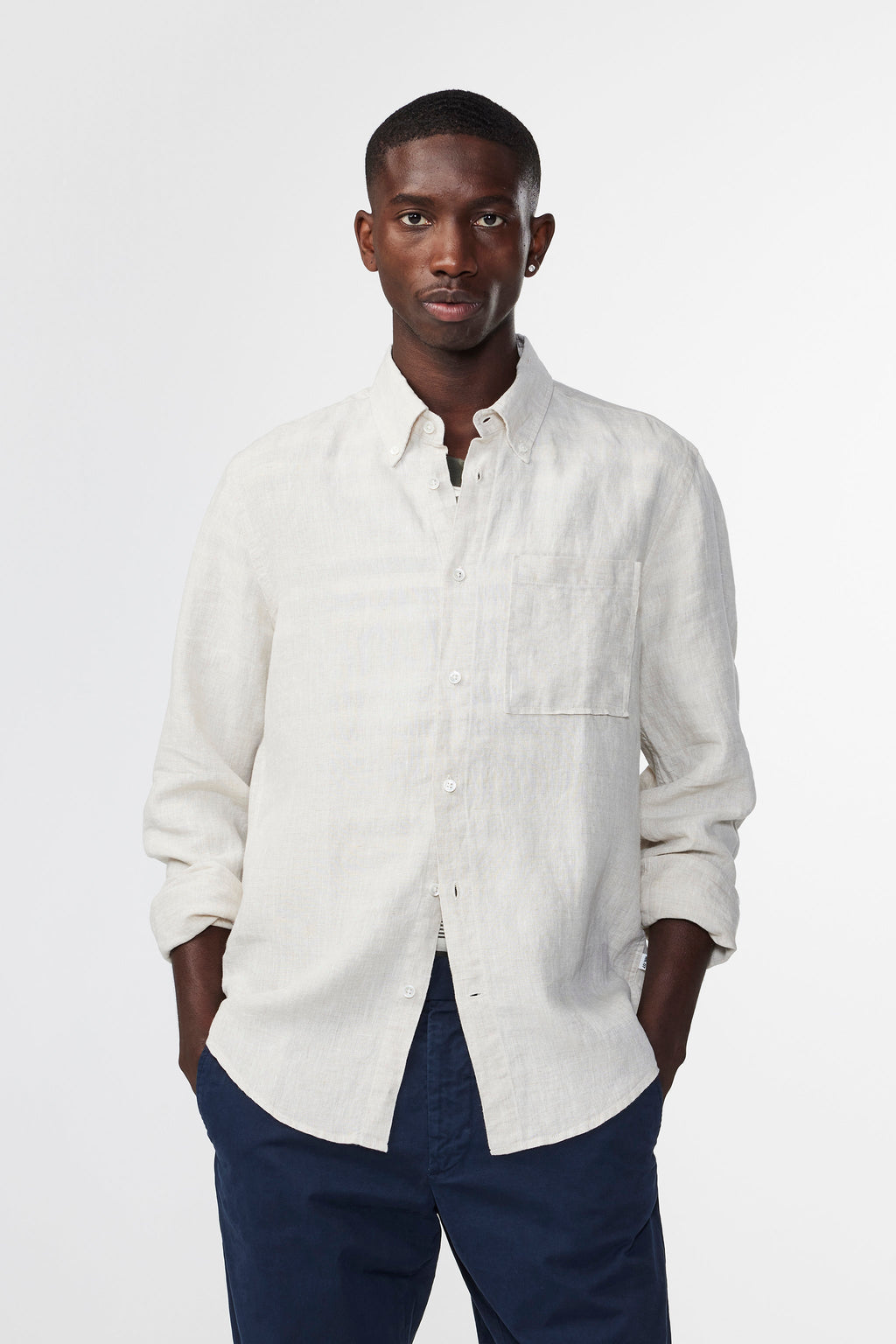 NN07 - Arne BD - Oat Shirt