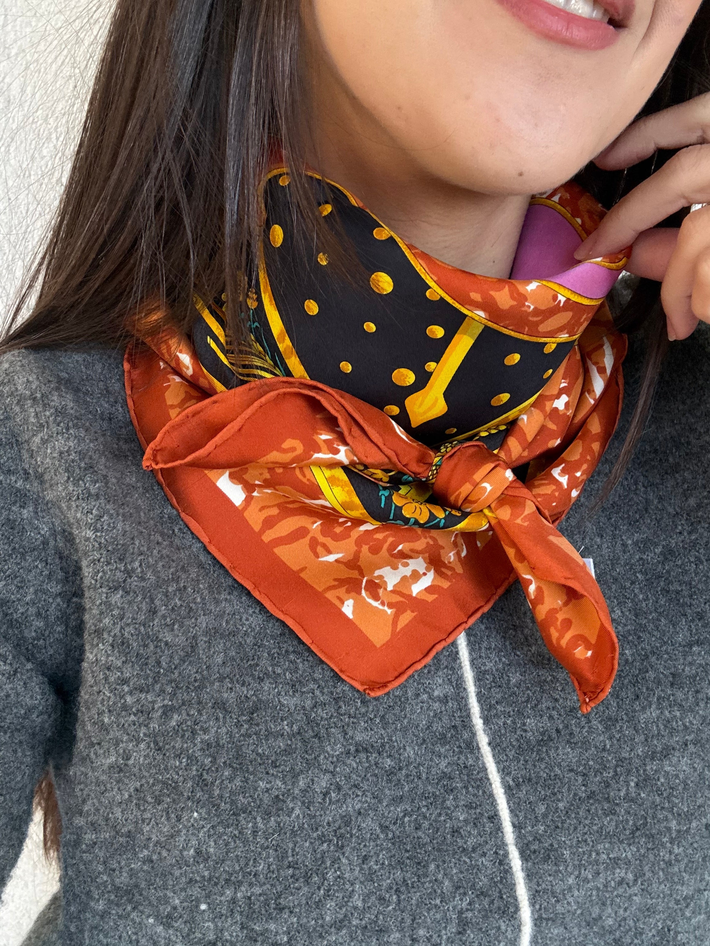 Bufanda Hermès – modelo Carpe Diem