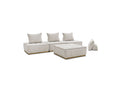 Modular Straight Sofa - Elisa - With 4 One-Seater Chairs