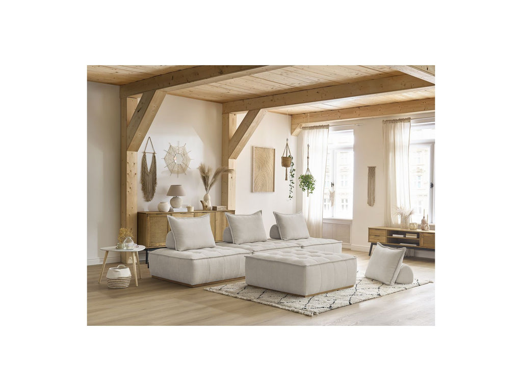 Modular Straight Sofa - Elisa - With 4 One-Seater Chairs