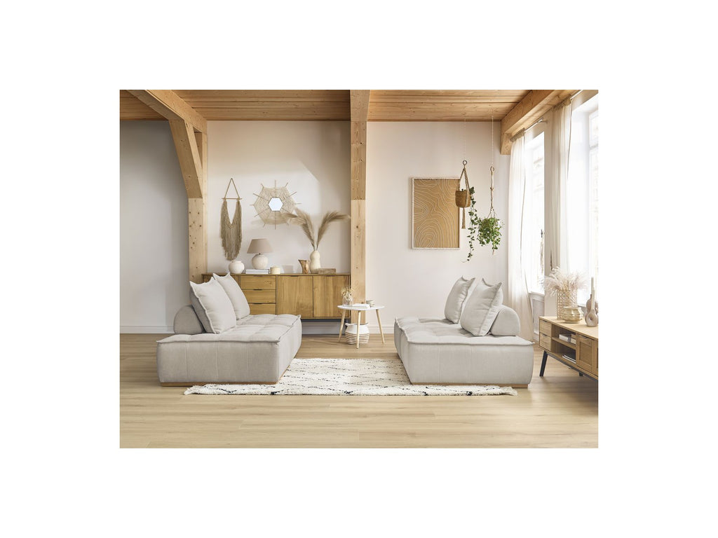 Modular Straight Sofa - Elisa - With 4 One-Seater Chairs