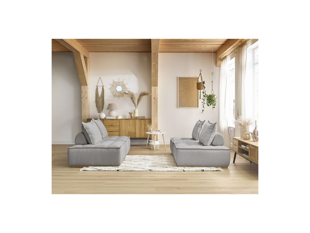 Modular Straight Sofa - Elisa - With 4 One-Seater Chairs