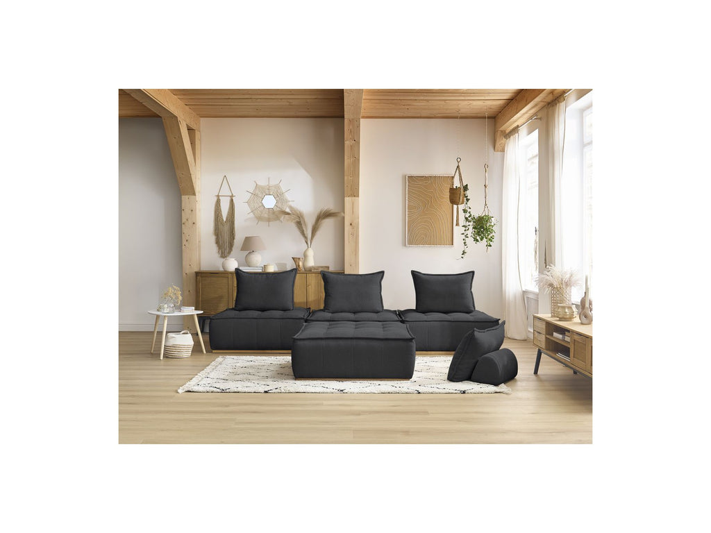 Modular Straight Sofa - Elisa - With 4 One-Seater Chairs