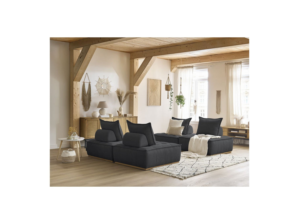 Modular Straight Sofa - Elisa - With 4 One-Seater Chairs
