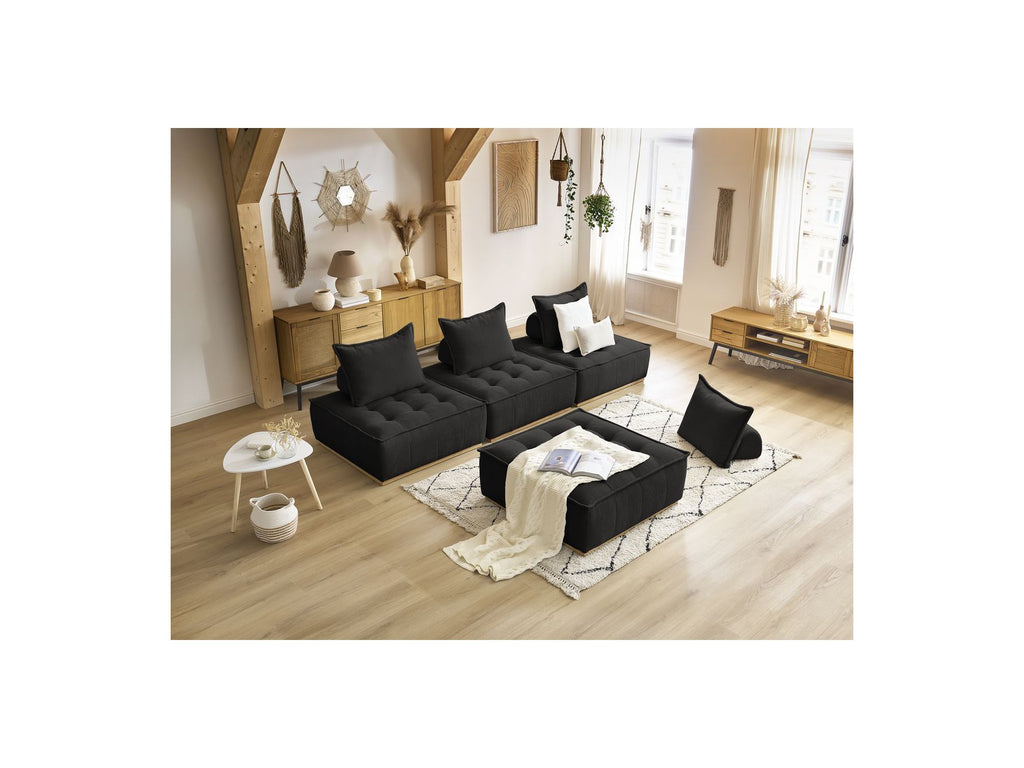 Modular Straight Sofa - Elisa - With 4 One-Seater Chairs