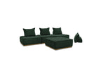 Modular Straight Sofa - Elisa - With 4 One-Seater Chairs