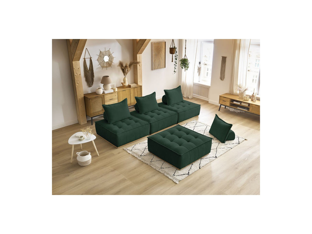 Modular Straight Sofa - Elisa - With 4 One-Seater Chairs