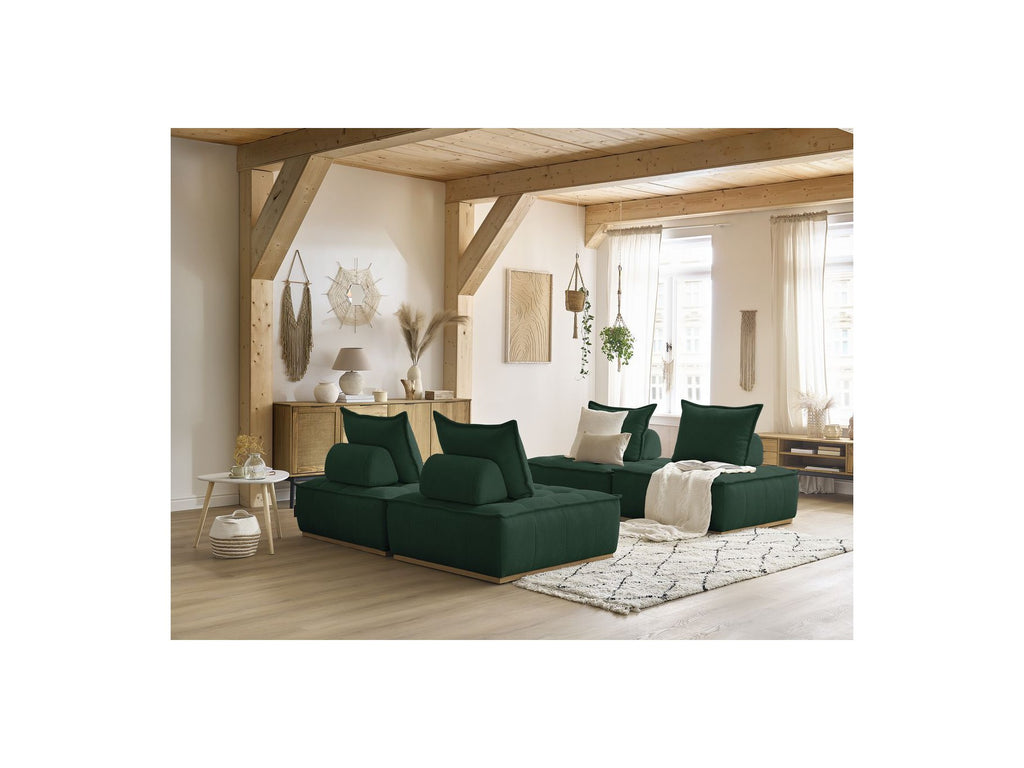 Modular Straight Sofa - Elisa - With 4 One-Seater Chairs