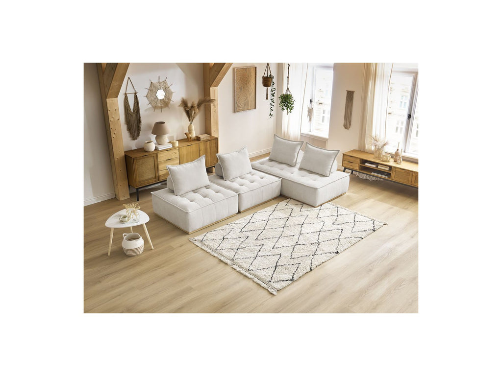 Elisa - Sofá Rinconero Modular - Con 2 Módulos de 1 Plaza + 1 Módulo de 2 Plazas
