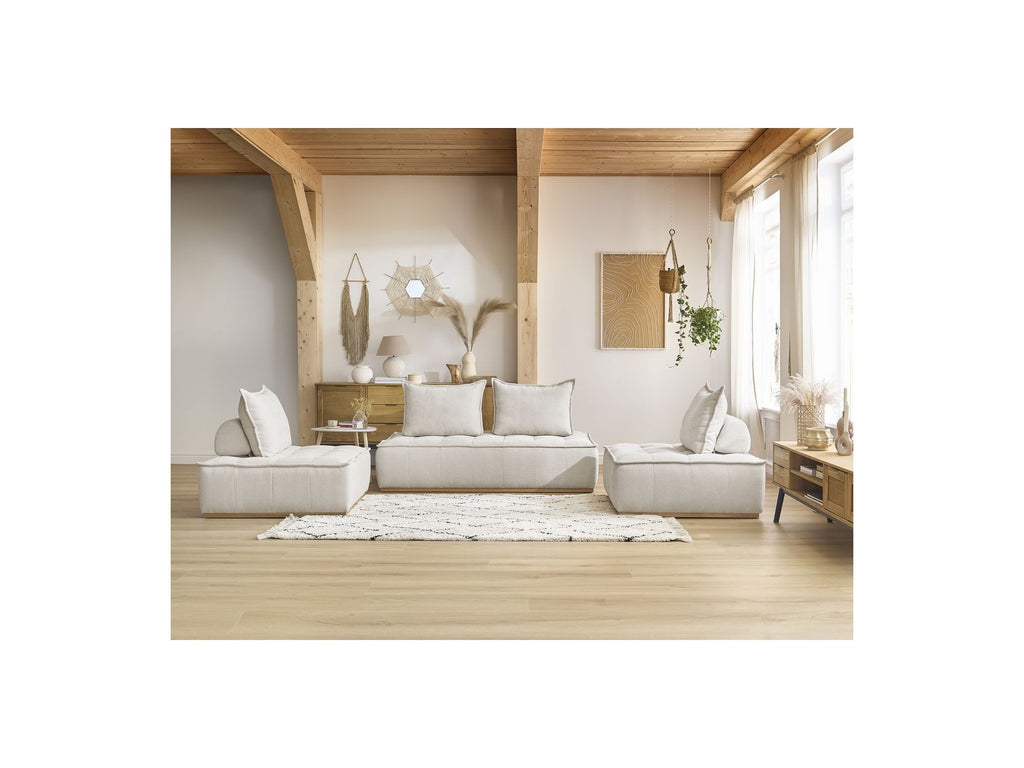 Elisa - Sofá Rinconero Modular - Con 2 Módulos de 1 Plaza + 1 Módulo de 2 Plazas
