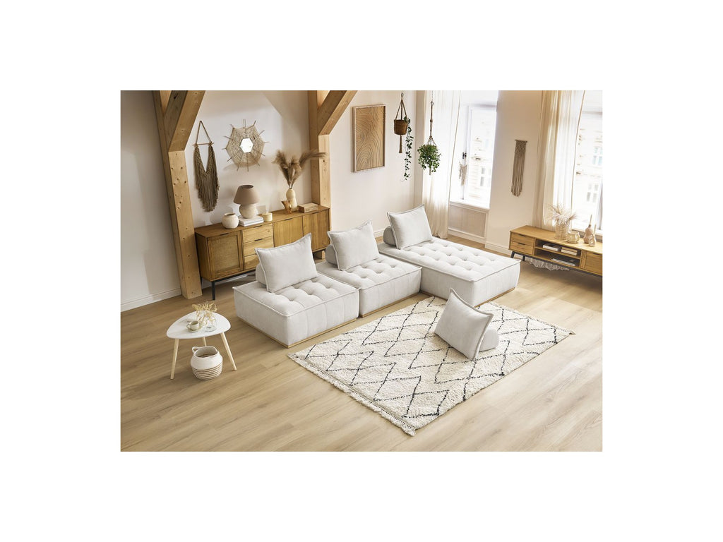 Elisa - Sofá Rinconero Modular - Con 2 Módulos de 1 Plaza + 1 Módulo de 2 Plazas