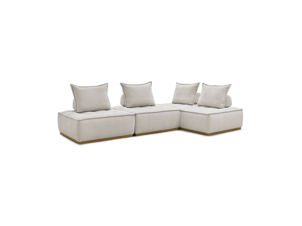Elisa - Sofá Rinconero Modular - Con 2 Módulos de 1 Plaza + 1 Módulo de 2 Plazas