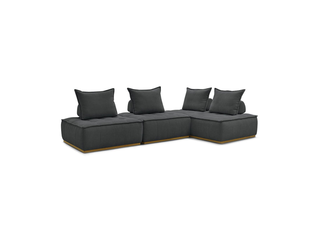 Elisa - Sofá Rinconero Modular - Con 2 Módulos de 1 Plaza + 1 Módulo de 2 Plazas