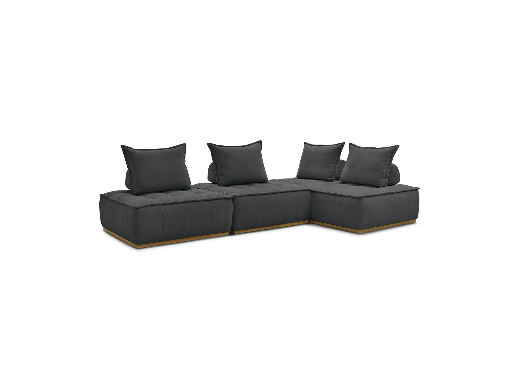 Elisa - Sofá Rinconero Modular - Con 2 Módulos de 1 Plaza + 1 Módulo de 2 Plazas