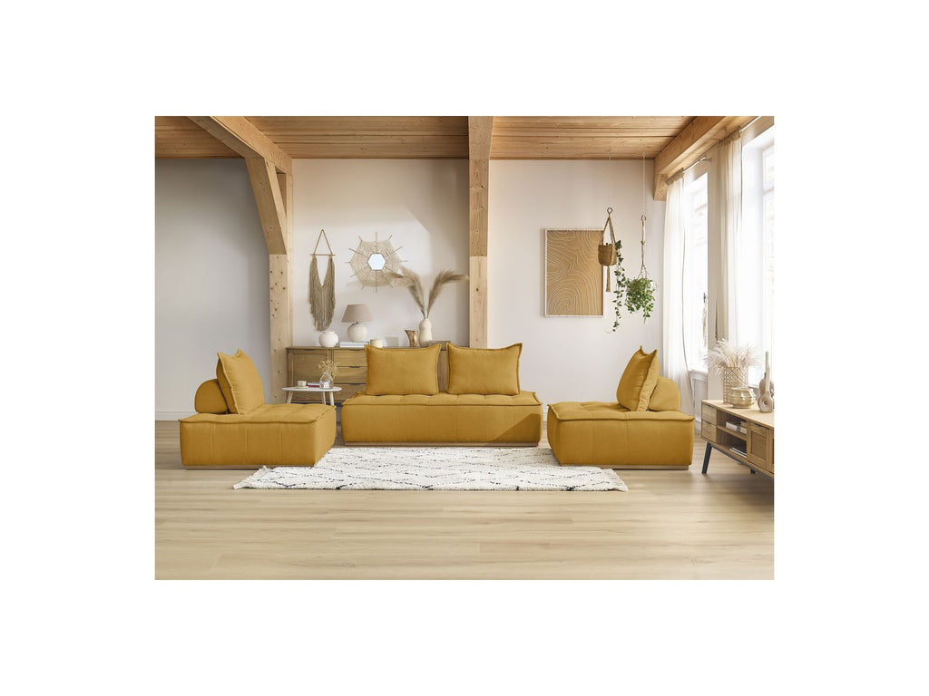 Elisa - Sofá Rinconero Modular - Con 2 Módulos de 1 Plaza + 1 Módulo de 2 Plazas