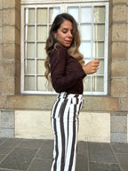 Pull Fin Faustine Chocolat