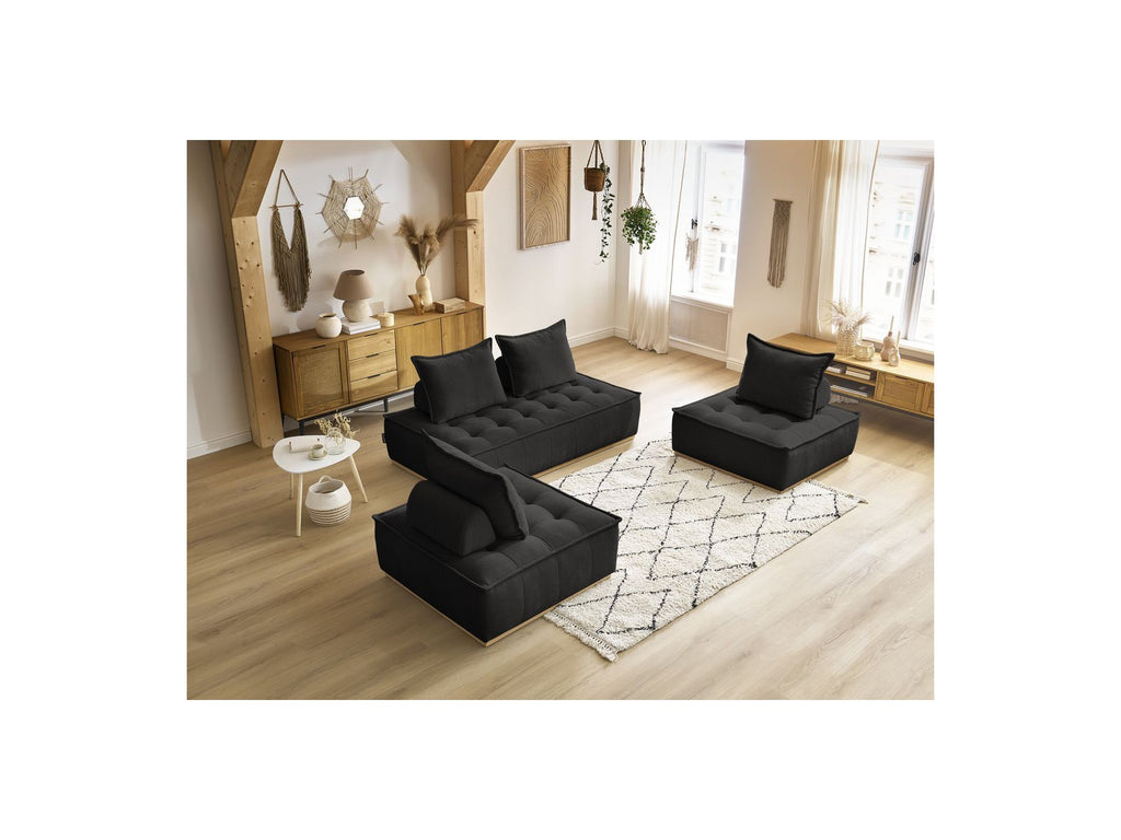 Elisa - Sofá Rinconero Modular - Con 2 Módulos de 1 Plaza + 1 Módulo de 2 Plazas