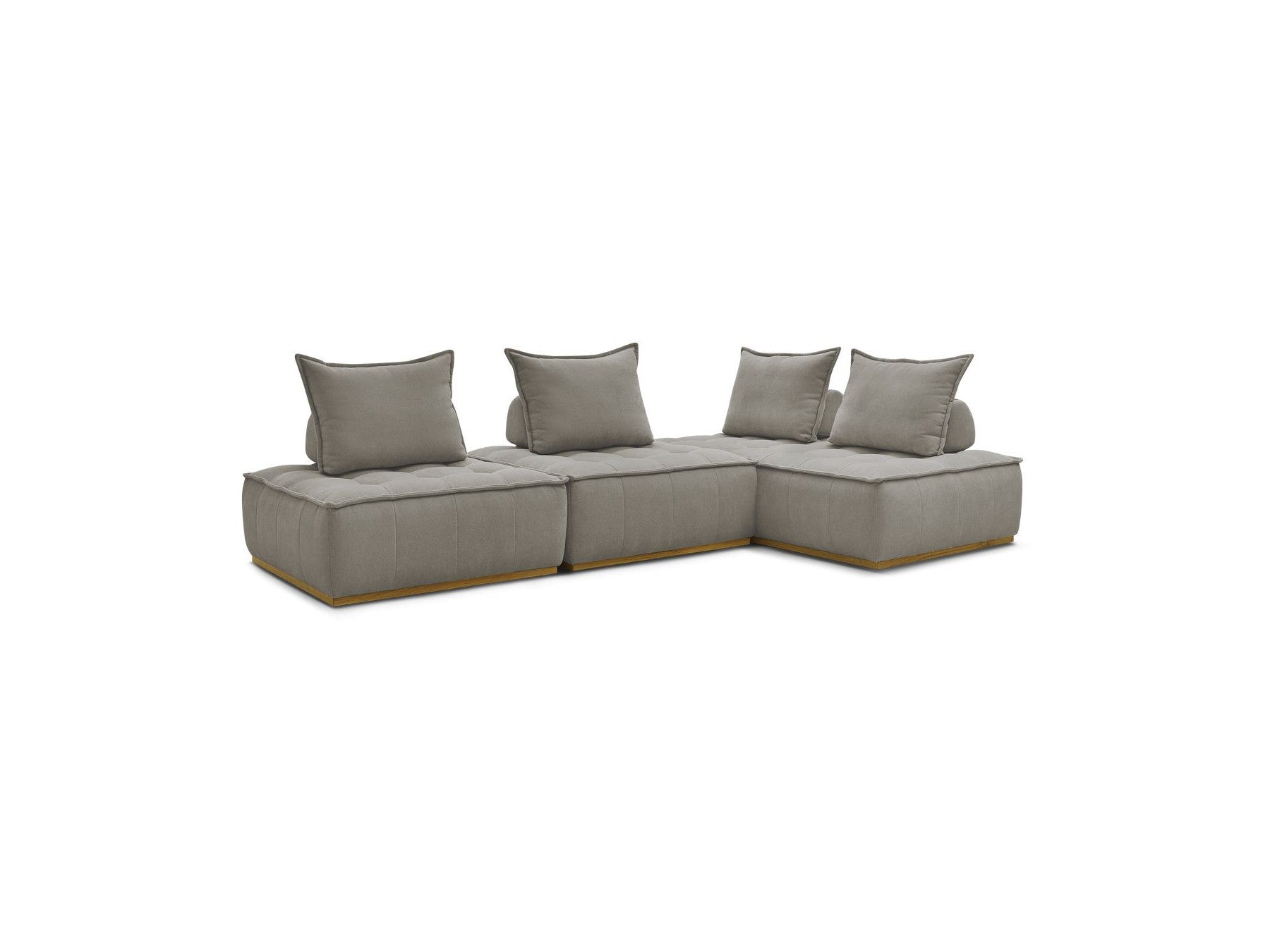 Elisa - Sofá Rinconero Modular - Con 2 Módulos de 1 Plaza + 1 Módulo de 2 Plazas