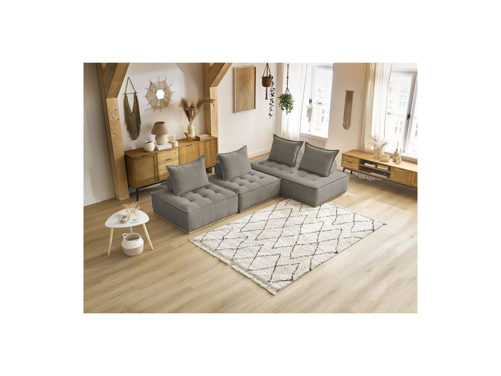 Elisa - Sofá Rinconero Modular - Con 2 Módulos de 1 Plaza + 1 Módulo de 2 Plazas