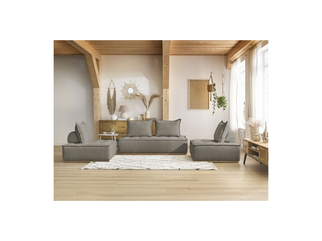 Elisa - Sofá Rinconero Modular - Con 2 Módulos de 1 Plaza + 1 Módulo de 2 Plazas