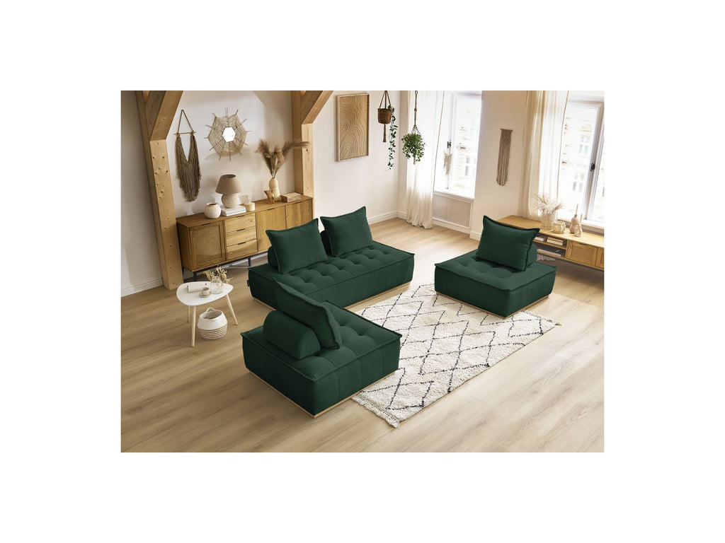 Elisa - Sofá Rinconero Modular - Con 2 Módulos de 1 Plaza + 1 Módulo de 2 Plazas