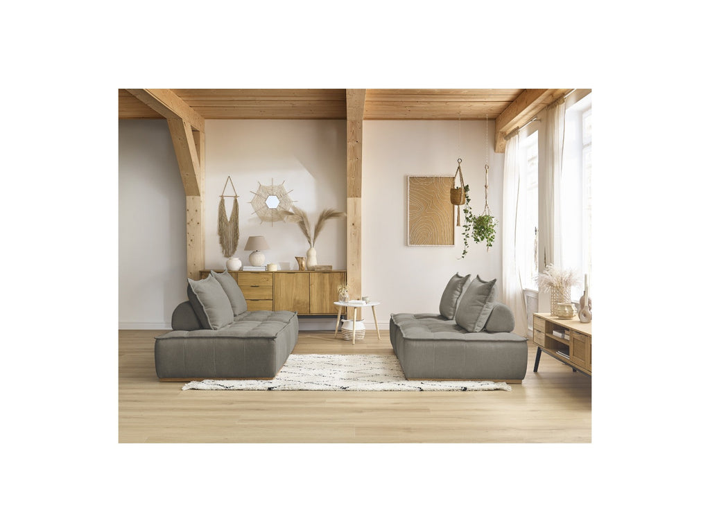 Modular Straight Sofa - Elisa - With 4 One-Seater Chairs