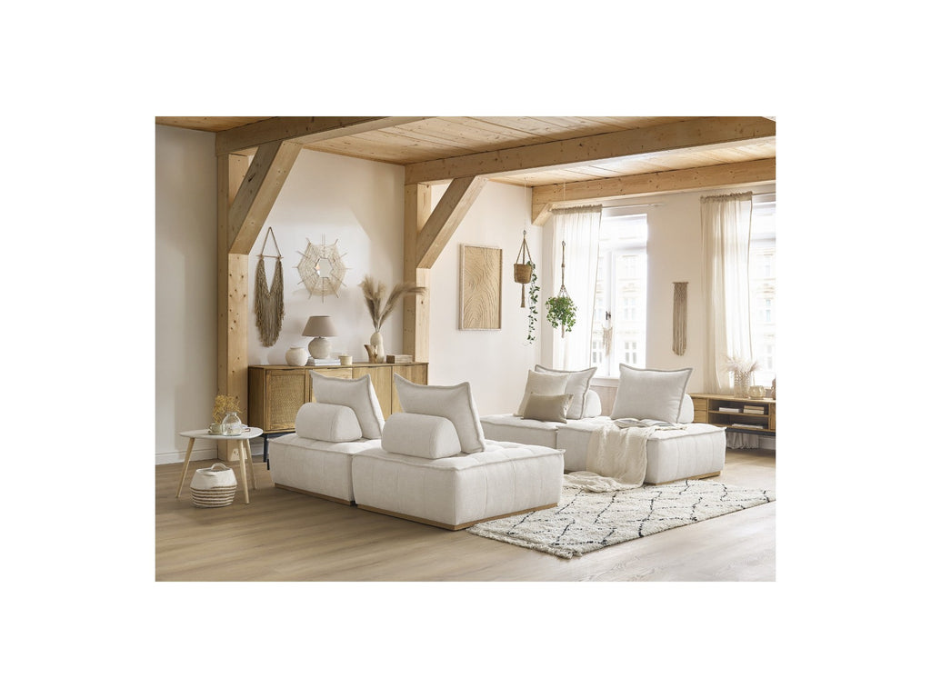 Modular Straight Sofa - Elisa - With 4 One-Seater Chairs