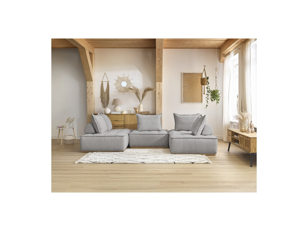 Elisa - Sofá Rinconero Modular - Con 2 Módulos de 1 Plaza + 1 Módulo de 2 Plazas