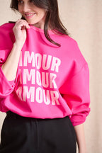 Sudadera Nola - Rosa Fucsia