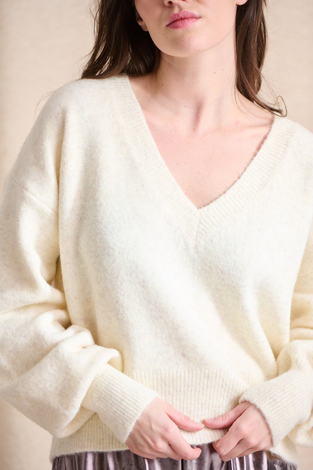 Trui Maggy - Gebroken wit