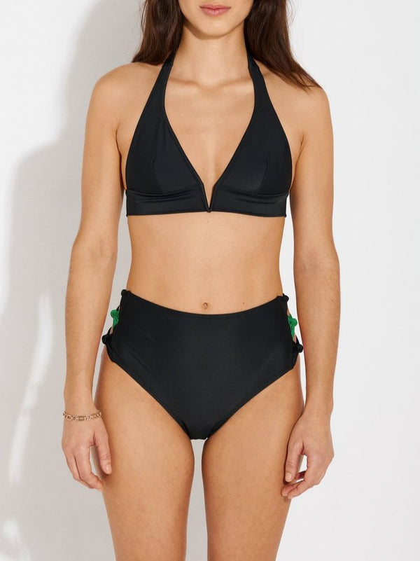 Braguita de bikini Monica - Negro Wimbedon
