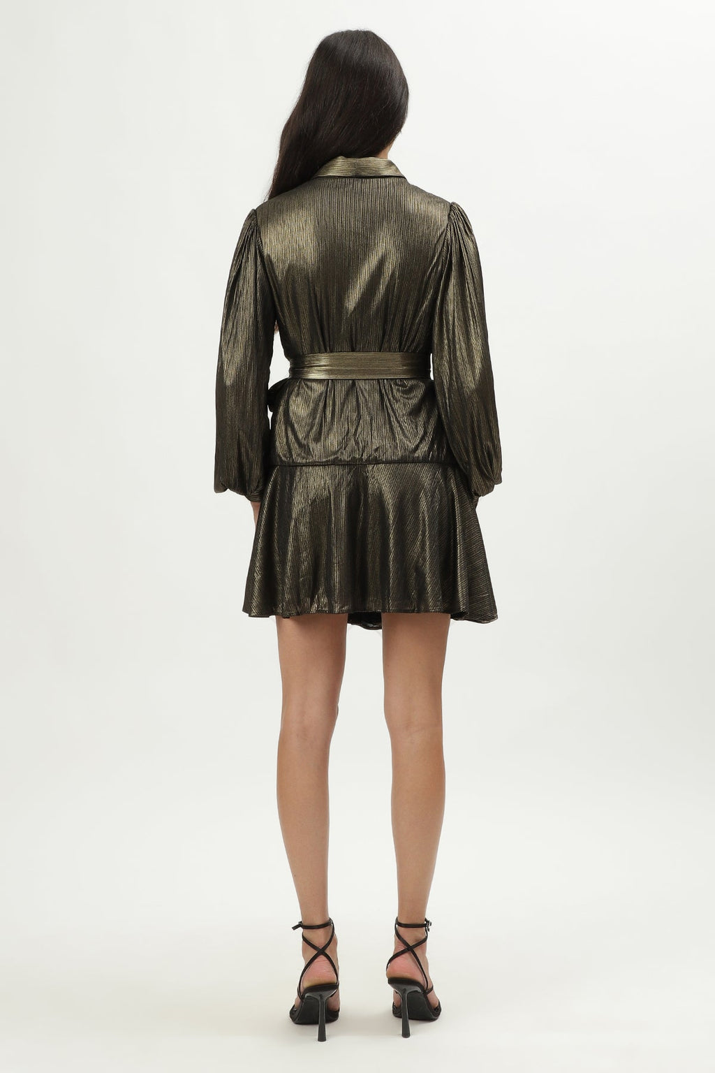 Zina Dress - Dark Gold