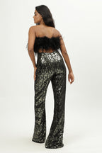 Nadia Trousers - Gold Sequins
