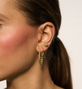 Single Croissant Hoop Earring