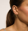 Single Sardine Hoop Earring - Gold or Silver
