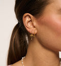 Aro de Oreja Palmera (Individual) - Oro o Plata
