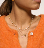 Collier Rose Heart Beat