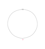 Collier Rose Heart Beat