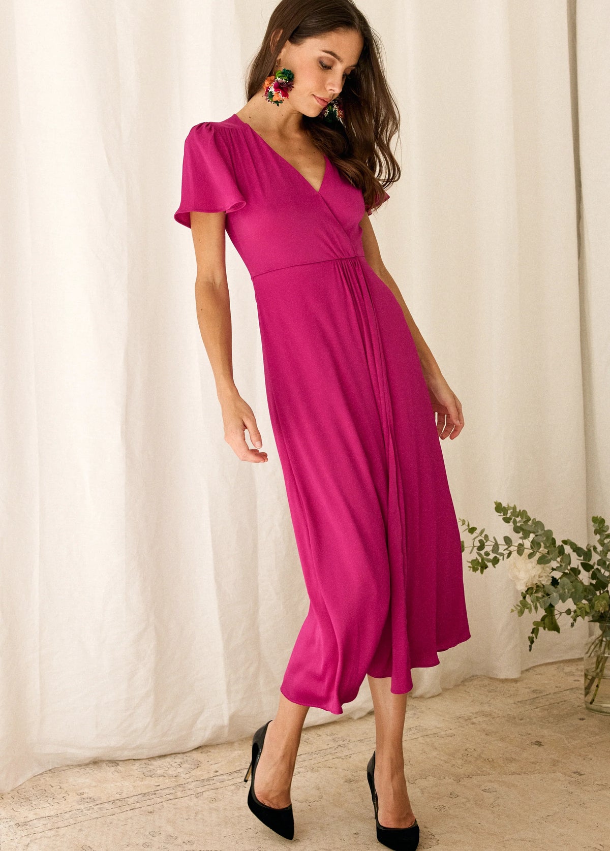Robe Talia Magenta Violine