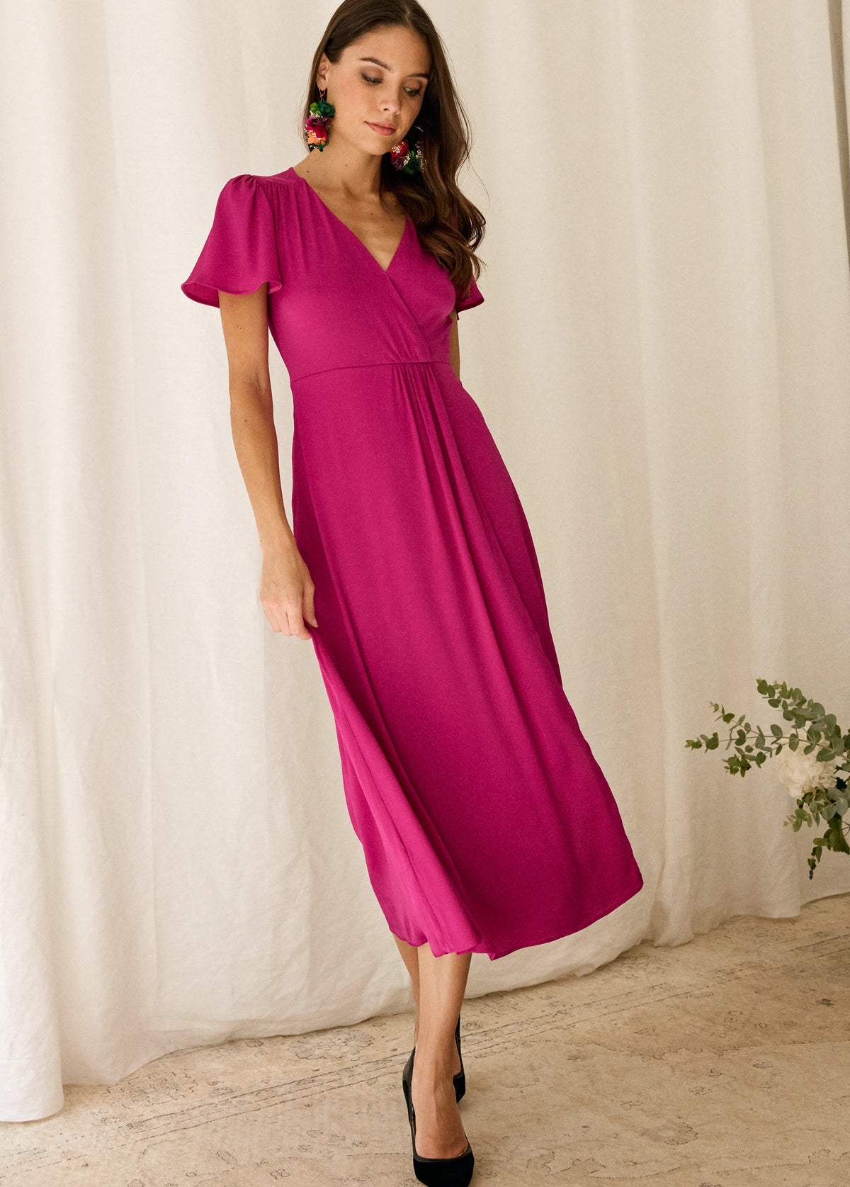 Robe Talia Magenta Violine
