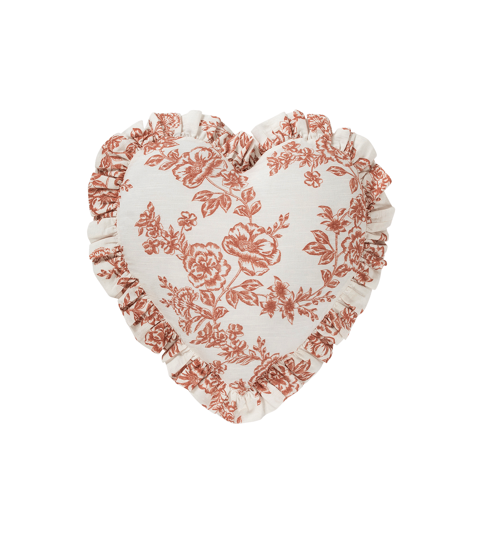 Coussin Fantaisie Cœur Rose