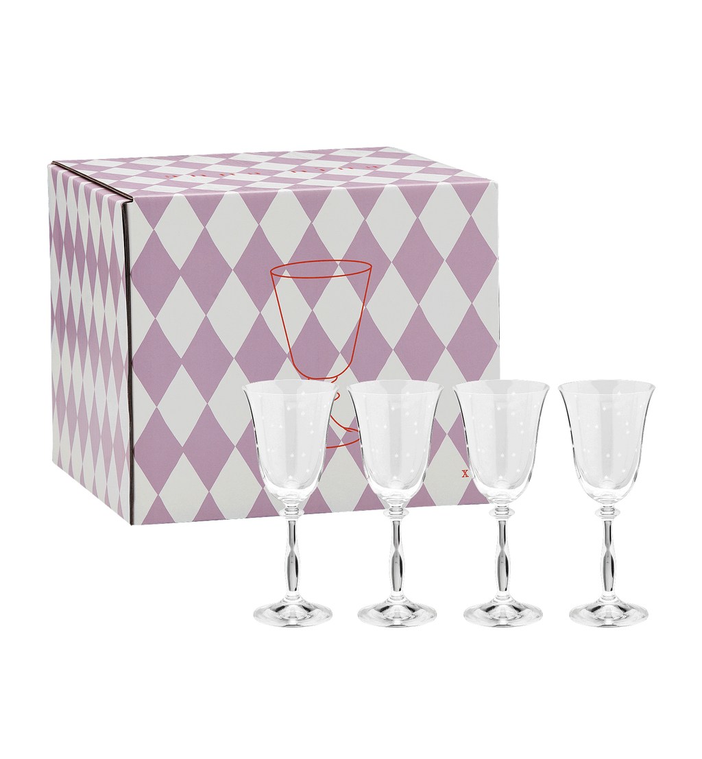 Verres À Vin Starry Eve - Lot De 4