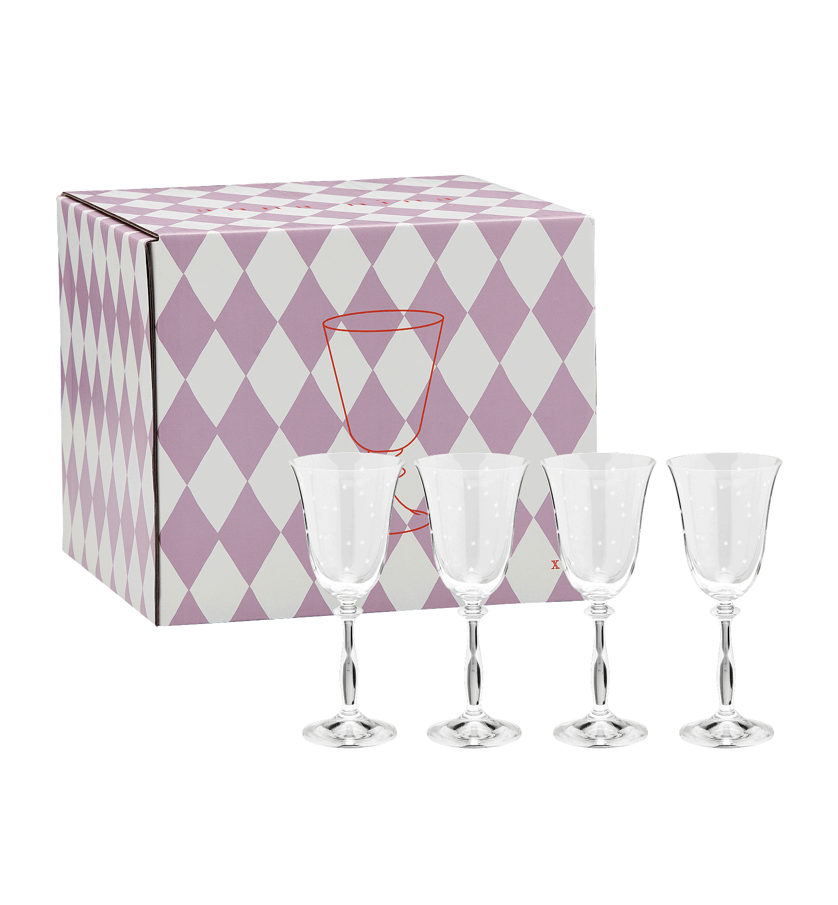 Verres À Vin Starry Eve - Lot De 4