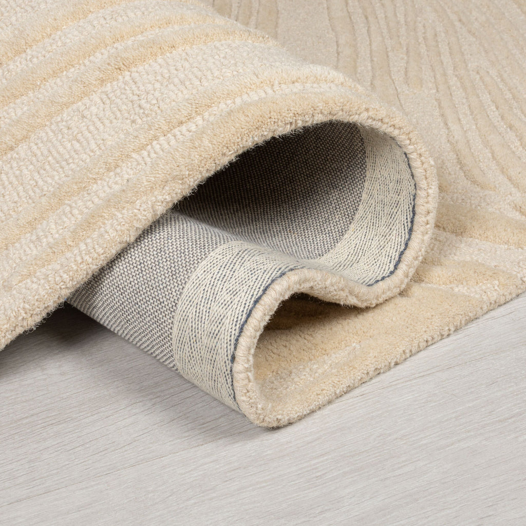 Feuillage – Runder Wollteppich