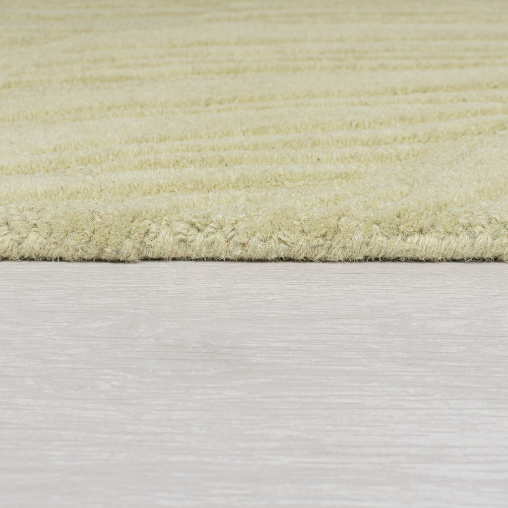 Feuillage – Runder Wollteppich