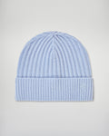 Turn-Up Beanie - Smooth Blue - Unisex